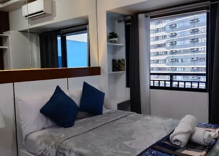 Affordable Modern With Netflix Wifi Balcony In Air Residences Manila