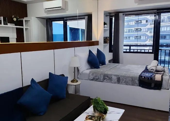 Affordable Modern With Netflix Wifi Balcony In Air Residences Manila