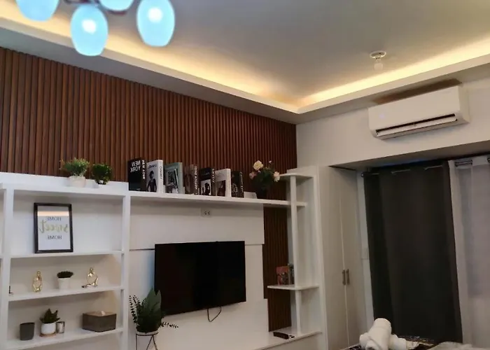 Affordable Modern With Netflix Wifi Balcony In Air Residences Apartment *